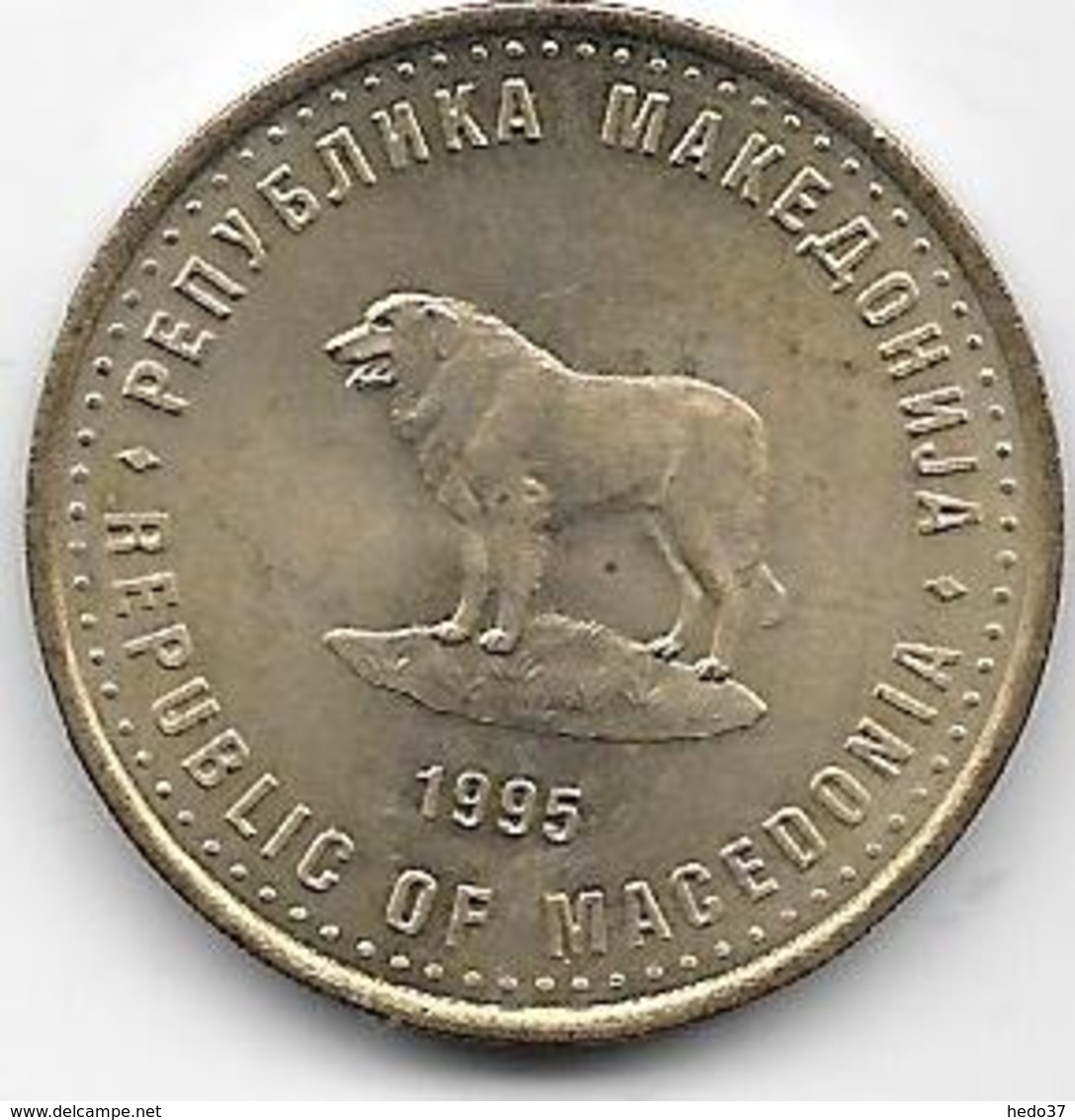 Macédoine - 1 Denar - 1995 - Macedonia Del Norte