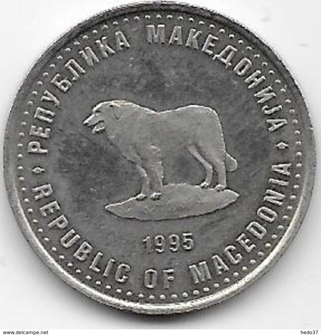 Macédoine - 1 Denar - 1995 - Macedonia Del Norte