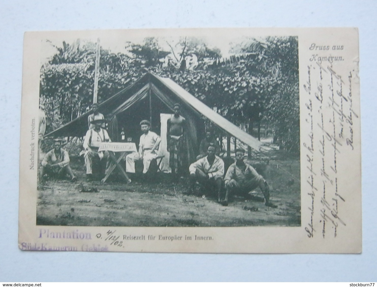 KAMERUN , Ansichtskarte Mit Seepoststempel Hamburg - Westafrika  1902 - Kamerun