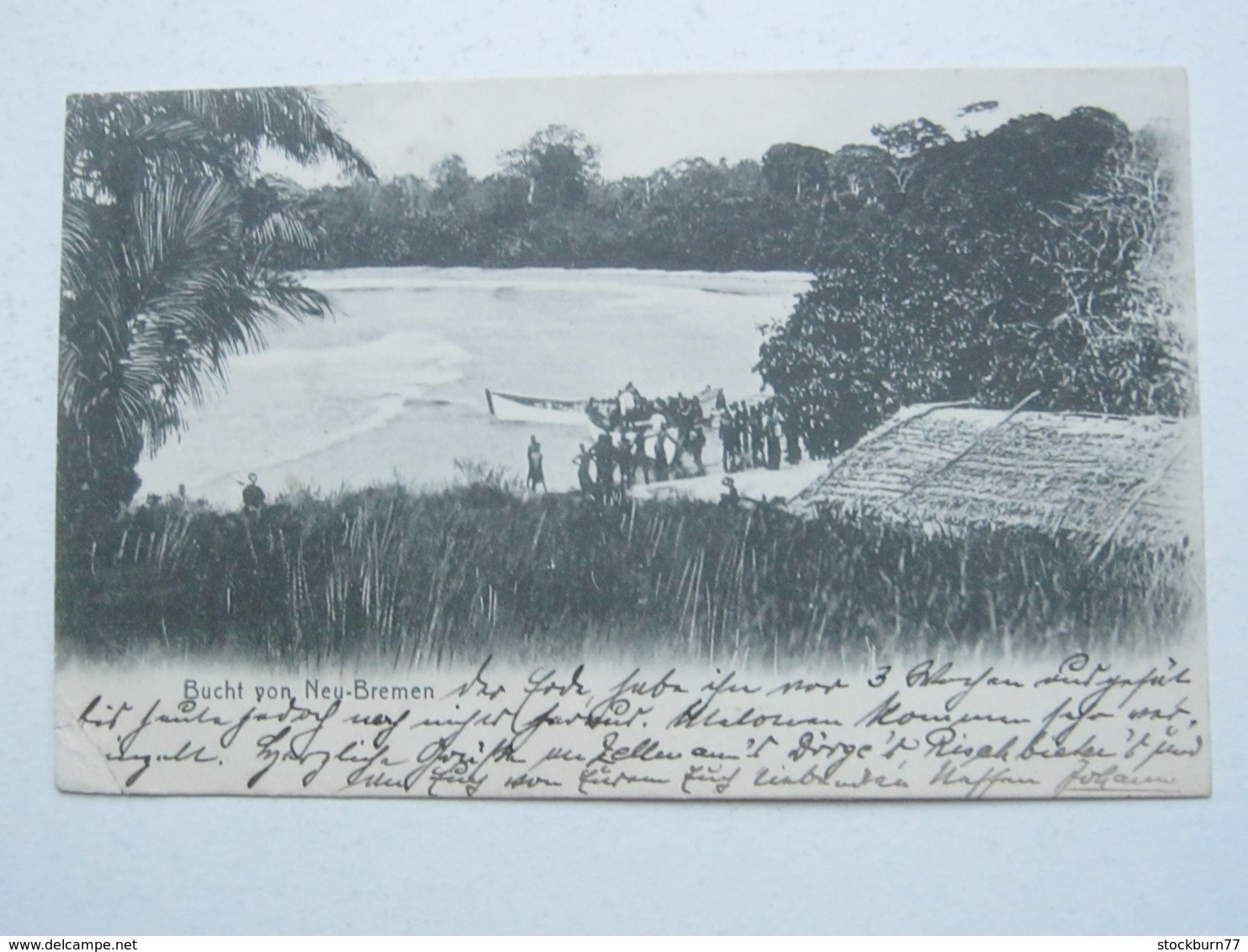 KAMERUN , Ansichtskarte Mit Stempel KRIBI  1907 - Kamerun