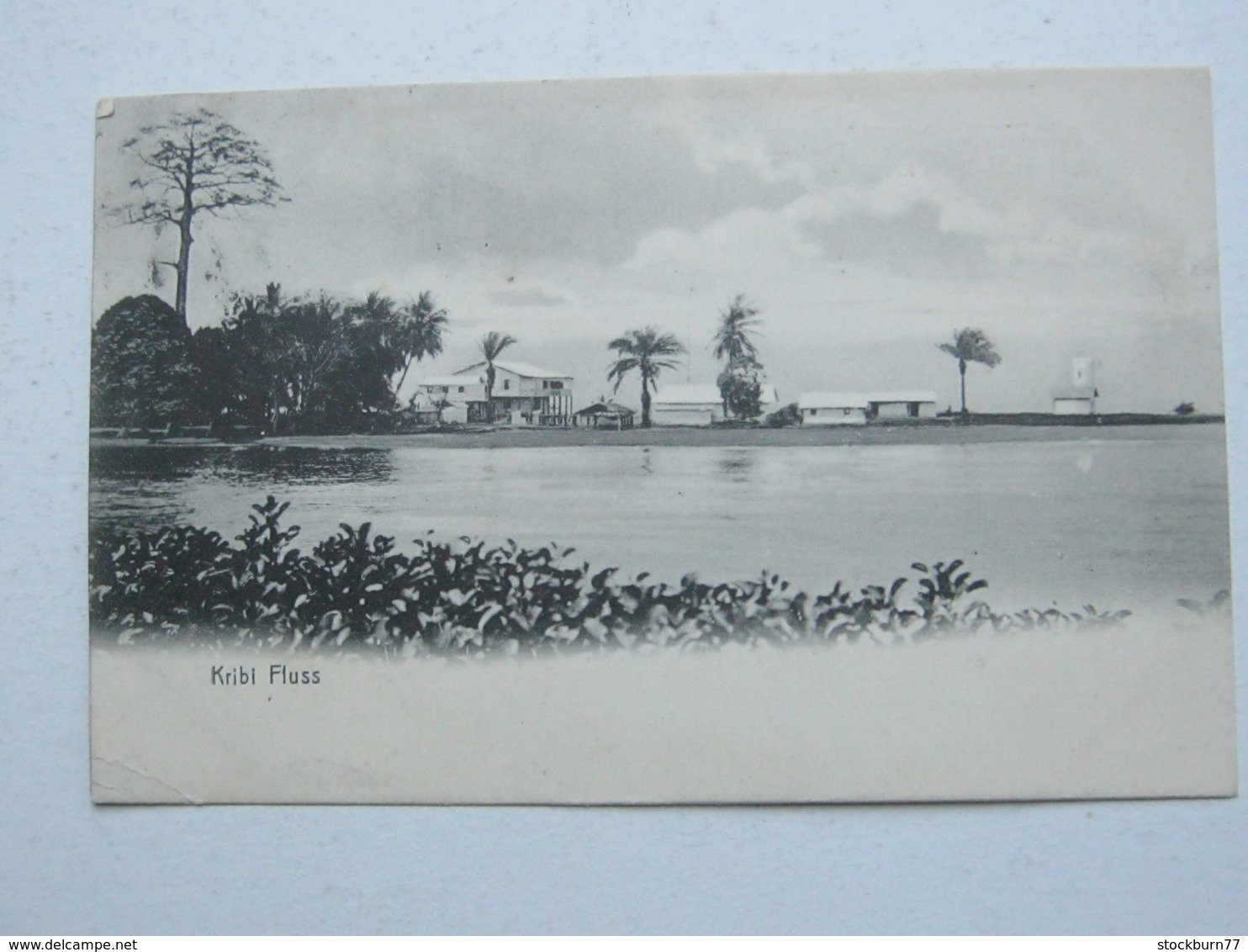 KAMERUN , Ansichtskarte Mit Stempel KRIBI  1907 - Kamerun