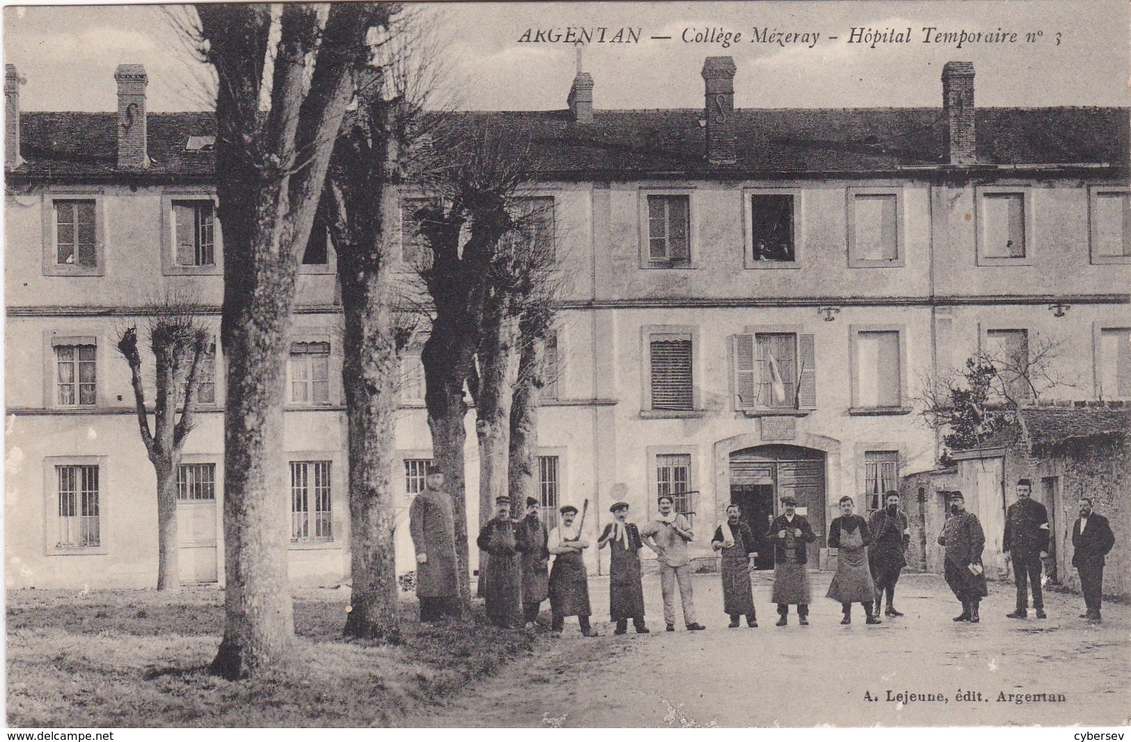 ARGENTAN - Collège Mézeray - Hôpital Temporaire N°1 - Animé - Argentan