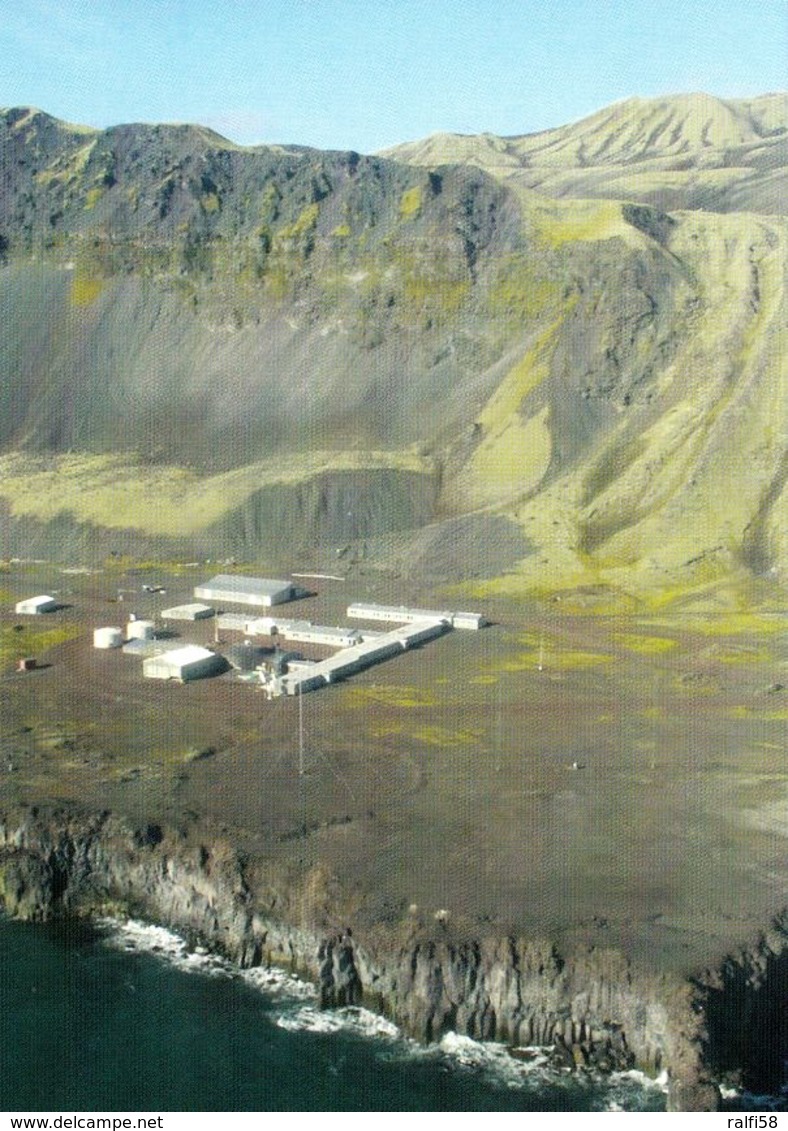 1 AK Insel Jan Mayen * Olonkinbyen - Einzige Siedlung Mit Wetterstation, Militärposten Und D. Mannschaft Der Sendeanlage - Norwegen