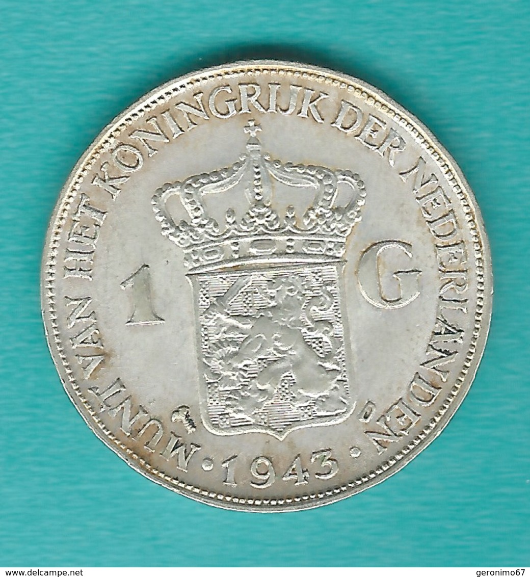 Dutch East Indies - 1 Gulden - 1943 D (KM330) - Dutch East Indies