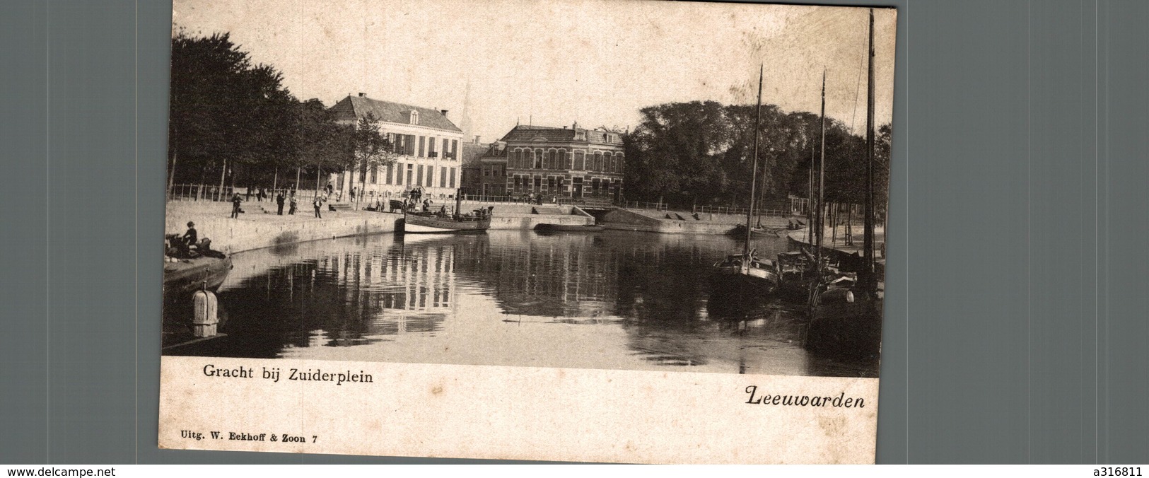 LEEUWARDEN  GRACH BIJ ZUIDERPLEIN - Leeuwarden