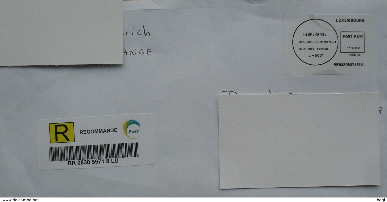 Luxembourg 2019 Hesperange - Postage Labels