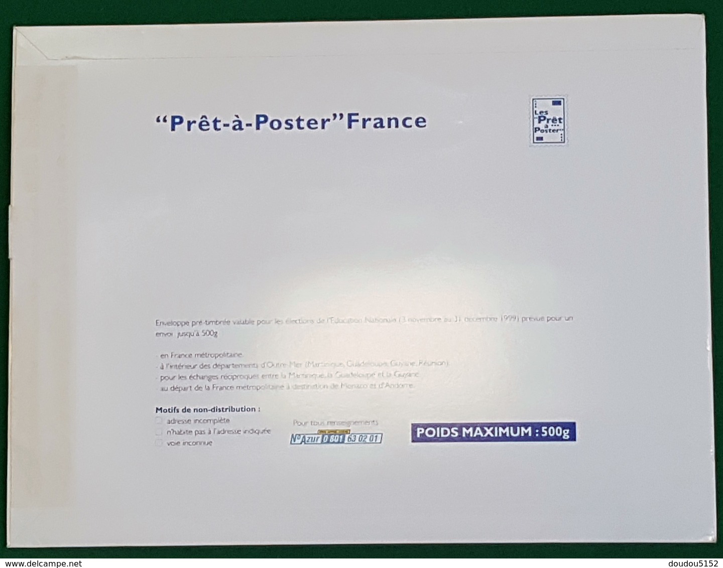 2 Prêts à Poster Personnalisés - Elections Inspection Académique De La Marne - Prêts-à-poster: Other (1995-...)