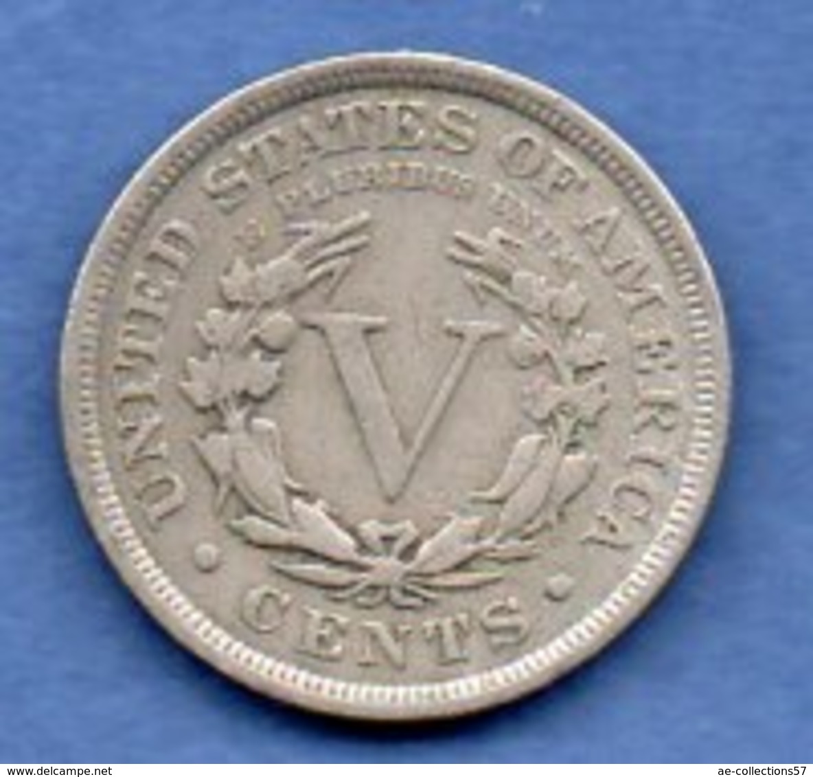 USA -  5 Cents 1908   - Km # 112  - état  TB - 1883-1913: Liberty