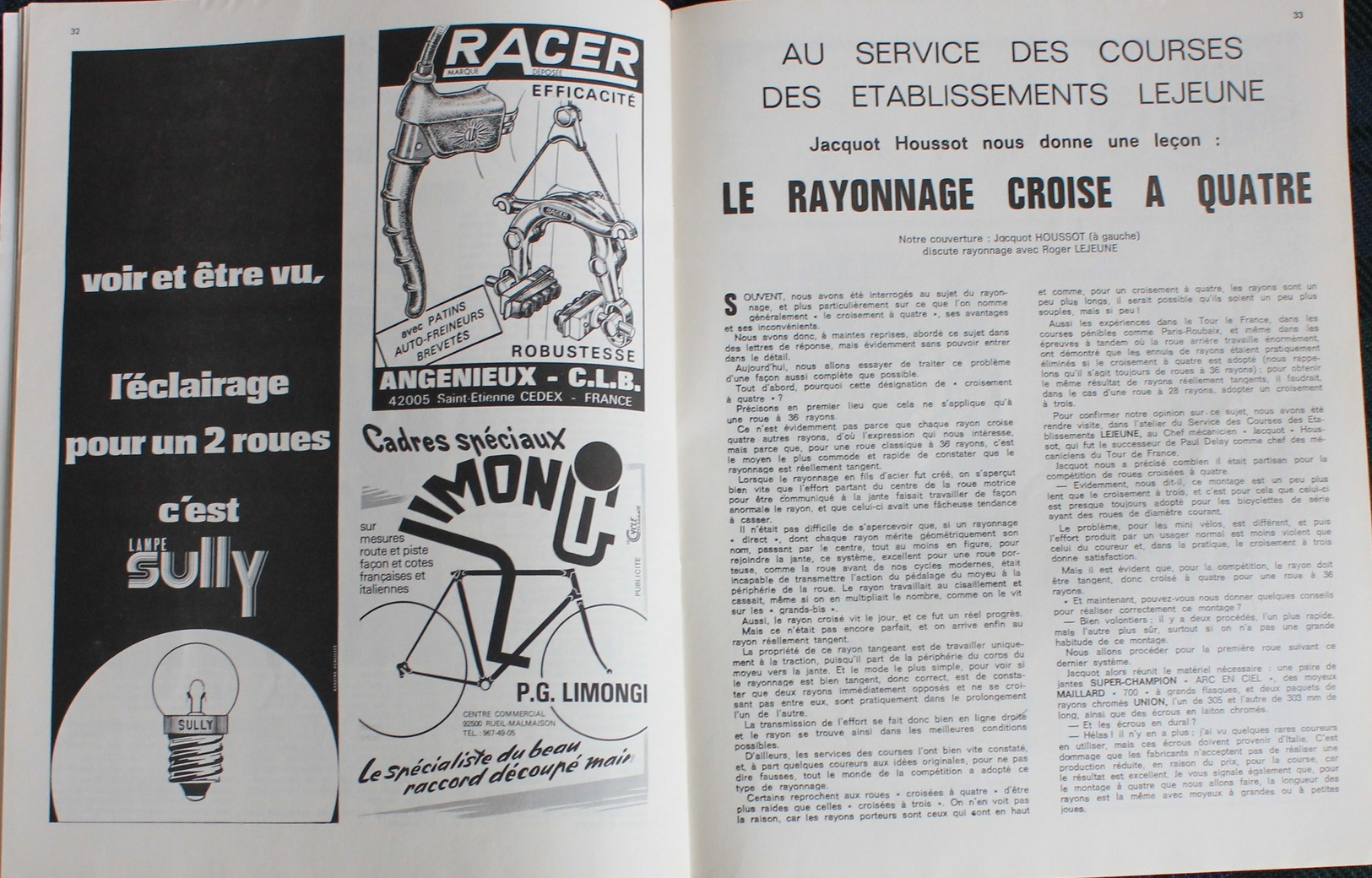 Revue " LE CYCLE " N° 149 De Mai 1974 , Comment Rayonner Une Roue ! - Cycling