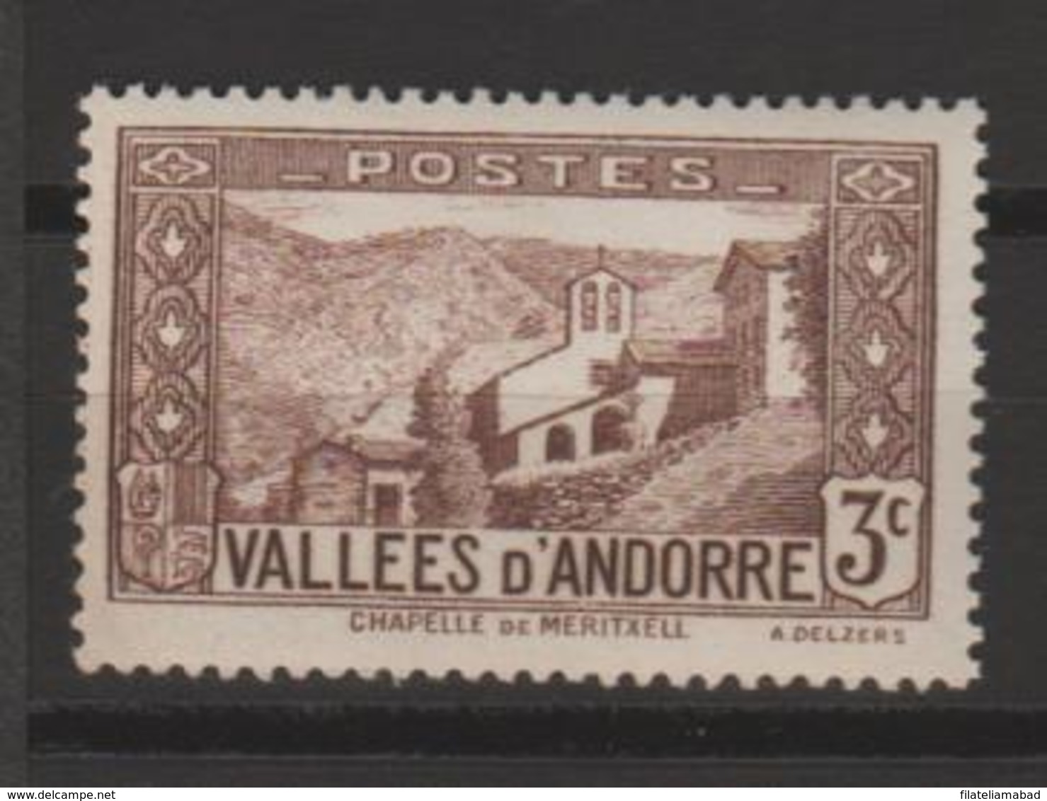 ANDORRA CORREO FRANCES SELLO NUEVO  *** SIN CHARNELA (C.CLASICOS. - Nuevos