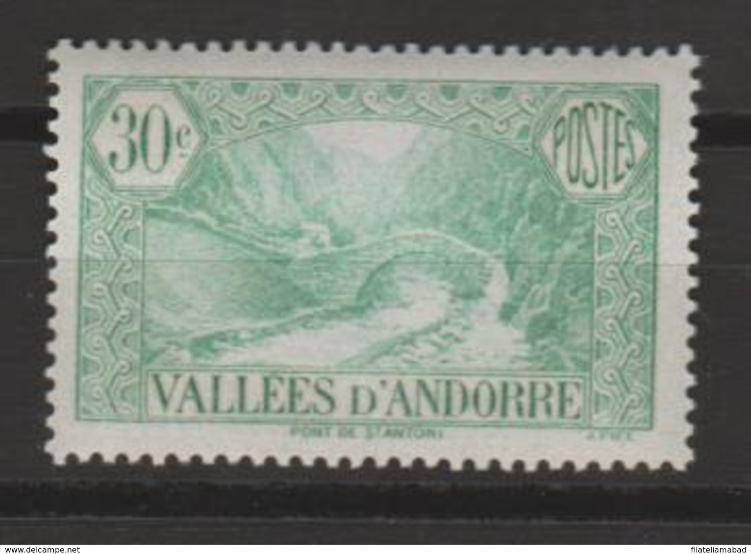 ANDORRA CORREO FRANCES SELLO NUEVO  *** SIN CHARNELA (C.CLASICOS. - Unused Stamps