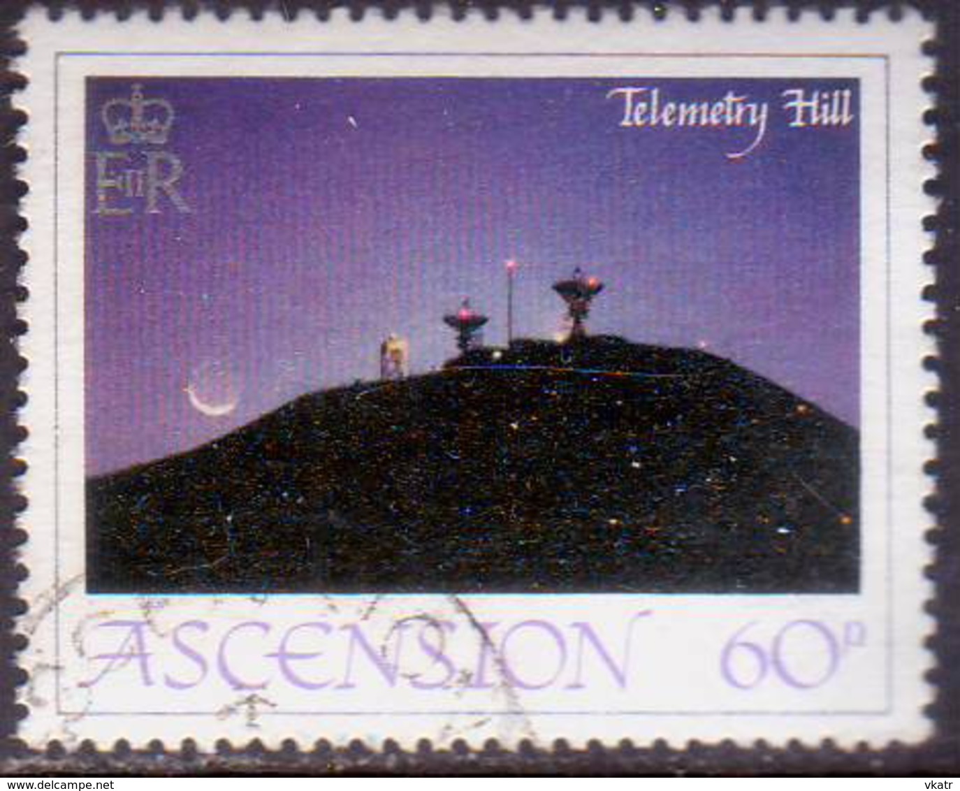 ASCENSION 1983 SG #340 60p Used Island Views (1st Series) - Ascensione