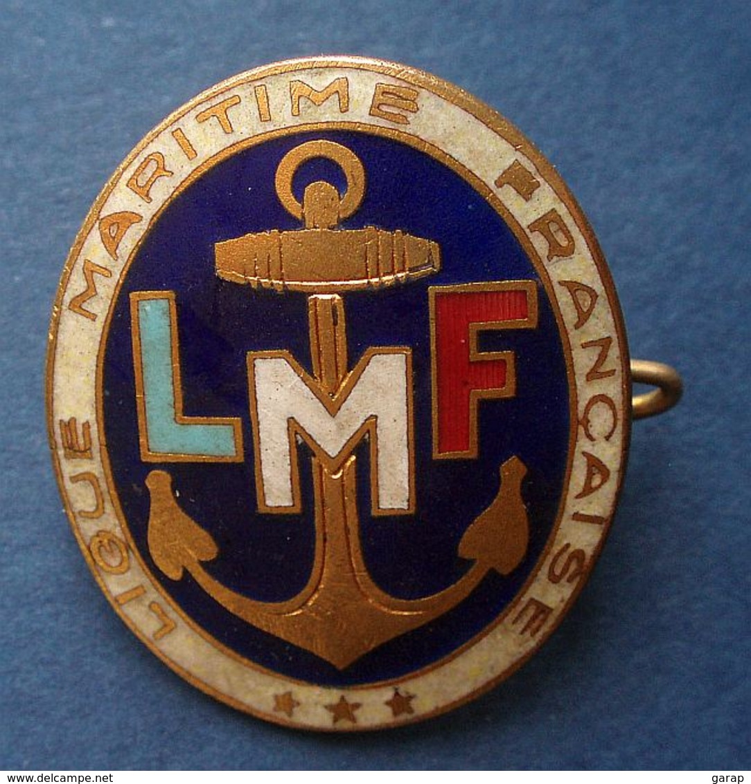 D3-004 Insigne Ligue Maritime Française - Autres & Non Classés