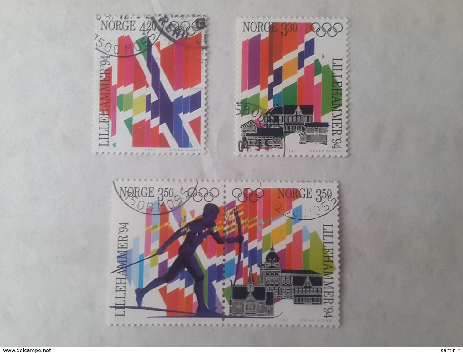 1994 Norway Olimpic Games  (73) - Used Stamps
