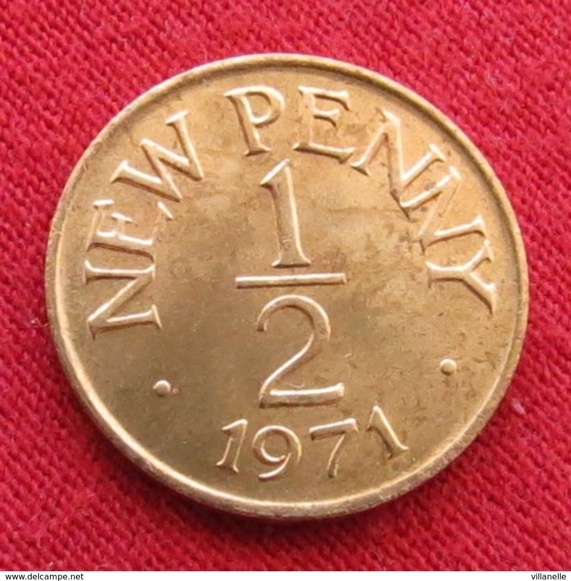 Guernsey 1/2 Half Penny 1971   Guernesey UNCºº - Guernesey