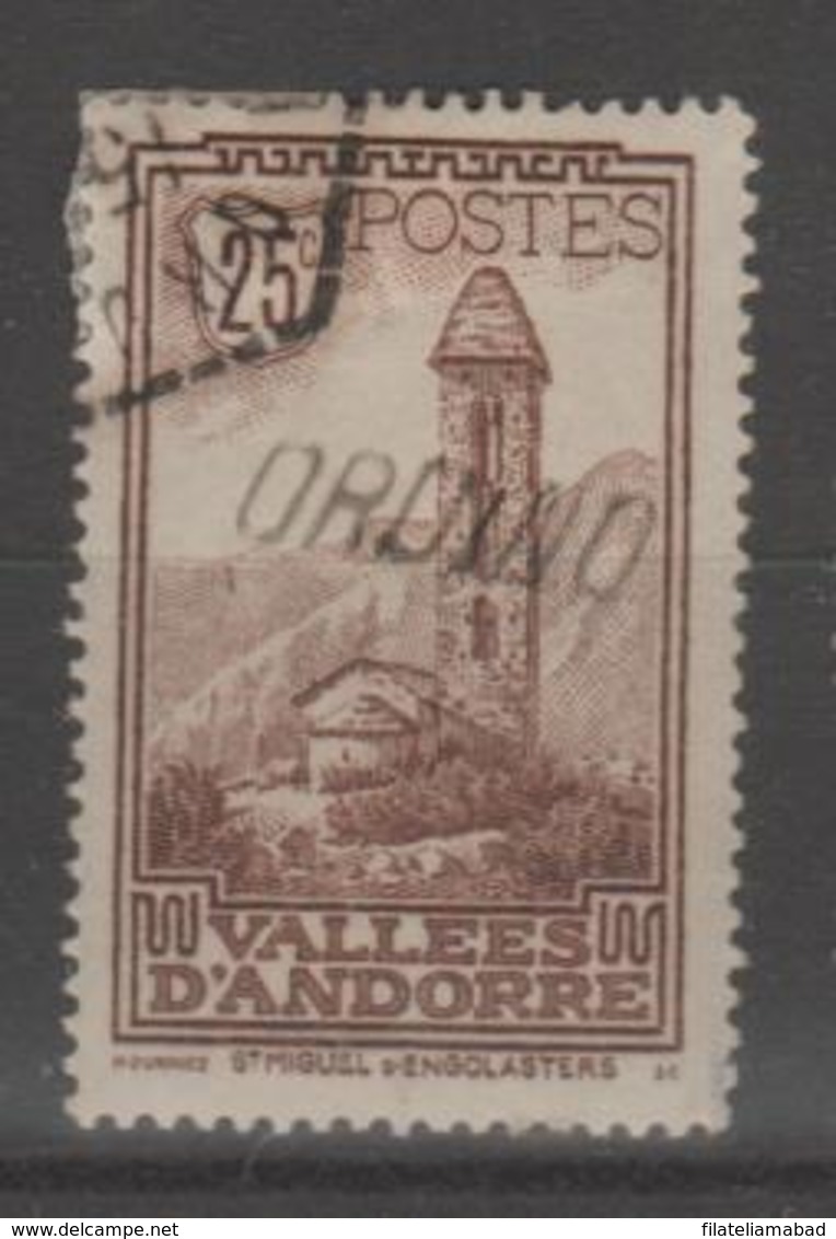 ANDORRA CORREO FRANCES SELLO USADO  (C.CLASICOS. - Used Stamps