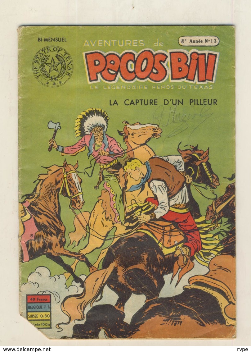 Ancien Petit Format  PECOS BILL      N° 13   DE 1957 - Petit Format