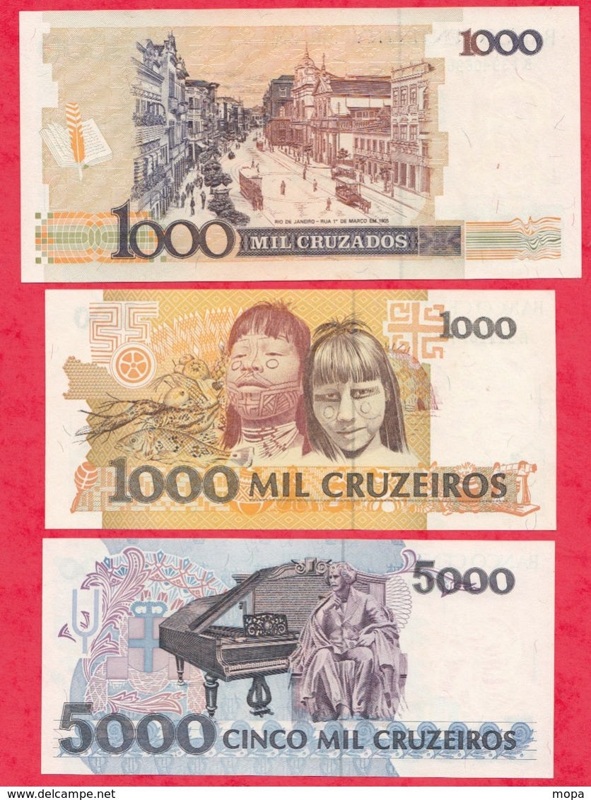 Brésil 7 Billets ----UNC/NEUF - Brésil