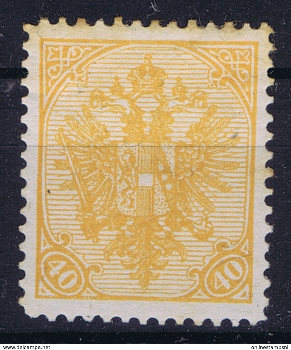 Österreichisch- Bosnien Und Herzegowina Mi. 19 A  MH/* Flz/ Charniere Perfo 12,50 - Ungebraucht