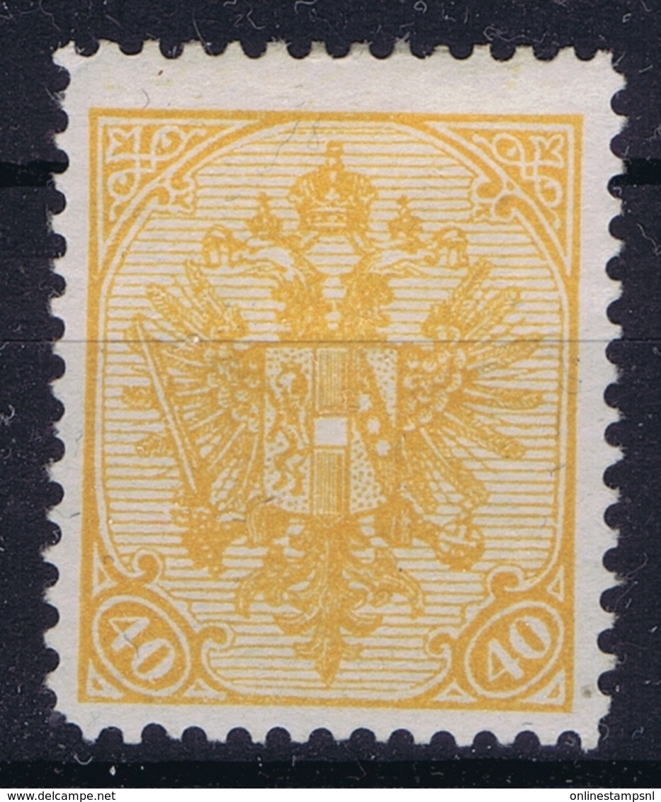 Österreichisch- Bosnien Und Herzegowina Mi. 19 A  MH/* Flz/ Charniere Perfo 12,50 - Nuovi