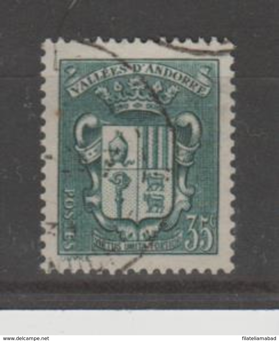 ANDORRA CORREO FRANCES SELLO USADO  (C.CLASICOS. - Used Stamps