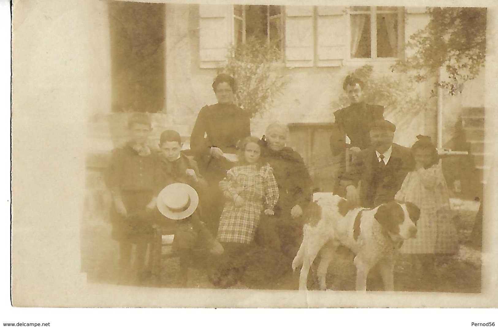 CARTE POSTALE PHOTO Non Identifiée  Famille TAD Ladoix Serrigny CÖTE D'OR - Photographie