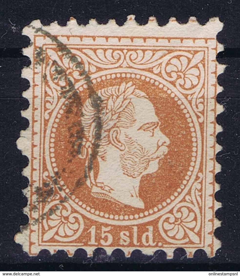 Austrian Post In Levant: Mi 5 II Feiner Druck Perfo K 9,5 Obl./Gestempelt/used - Levante-Marken