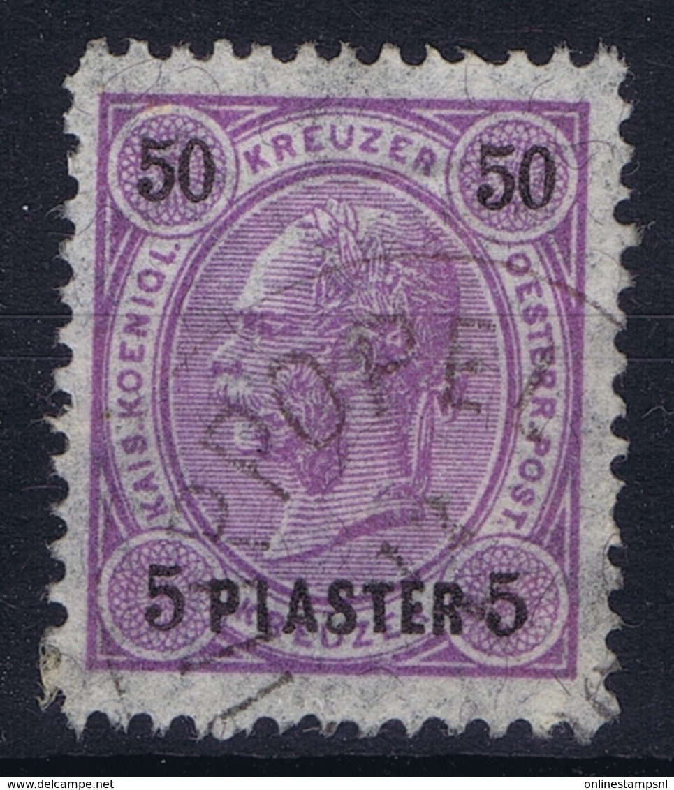 Austria  Levant Mi 25 B Obl./Gestempelt/used 1890 - Eastern Austria