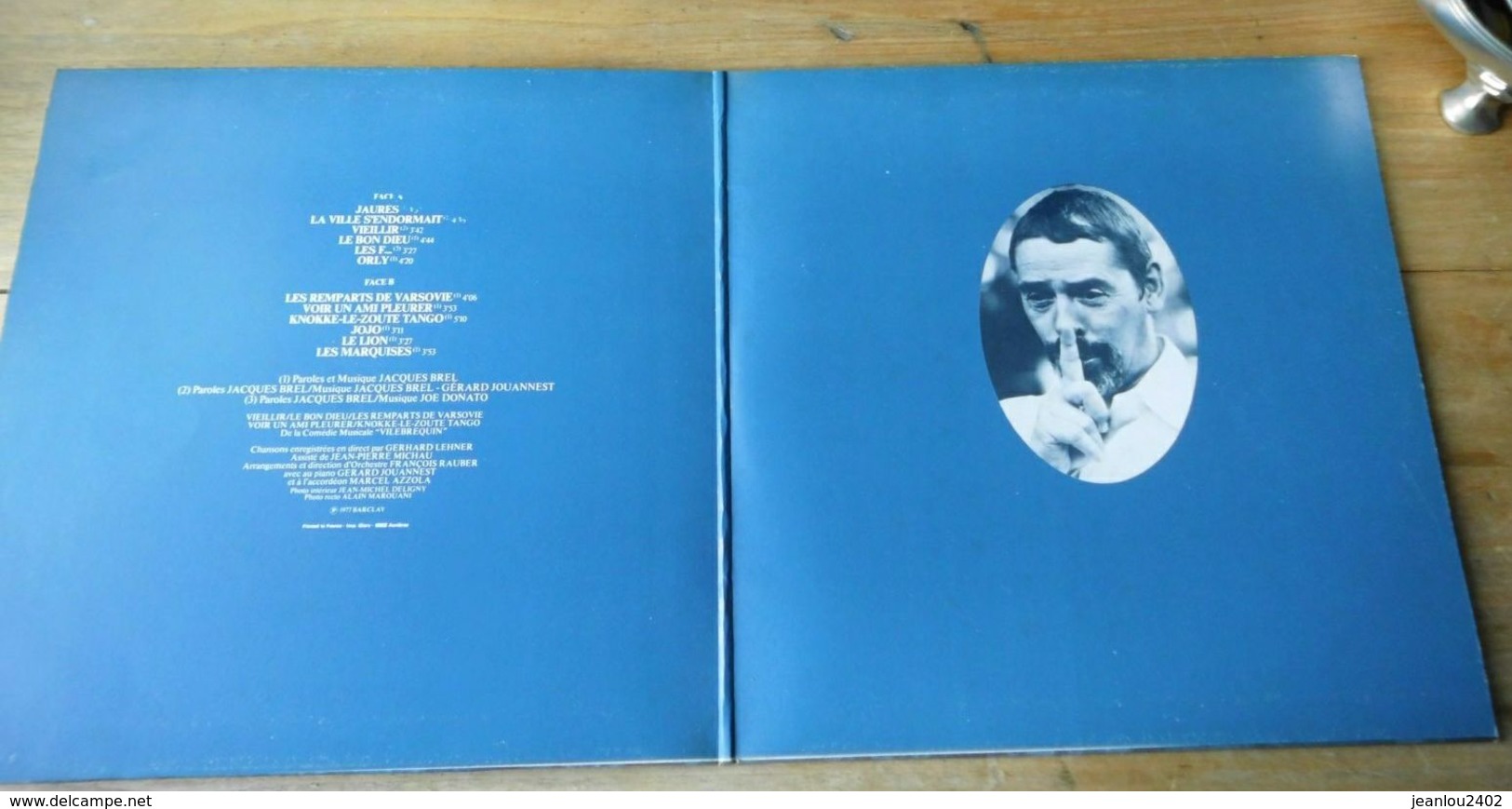 Vinyle "Jacques Brel"  "Brel" - Collectors