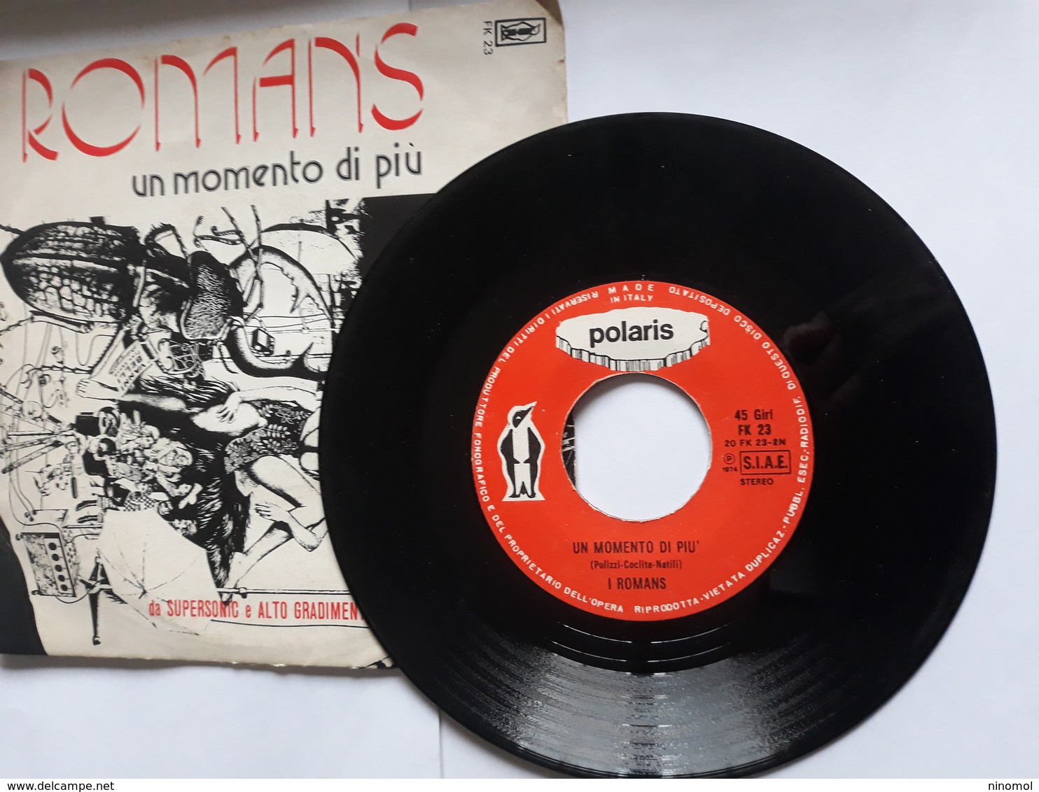 I Romans  -    Anno 1974.  Un Momento Di Più.  Ed. Polaris. - Disco & Pop