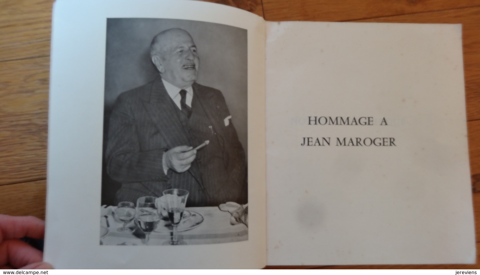 St Affrique Aveyron Hommage A Jean Maroger 1958 - Biographie