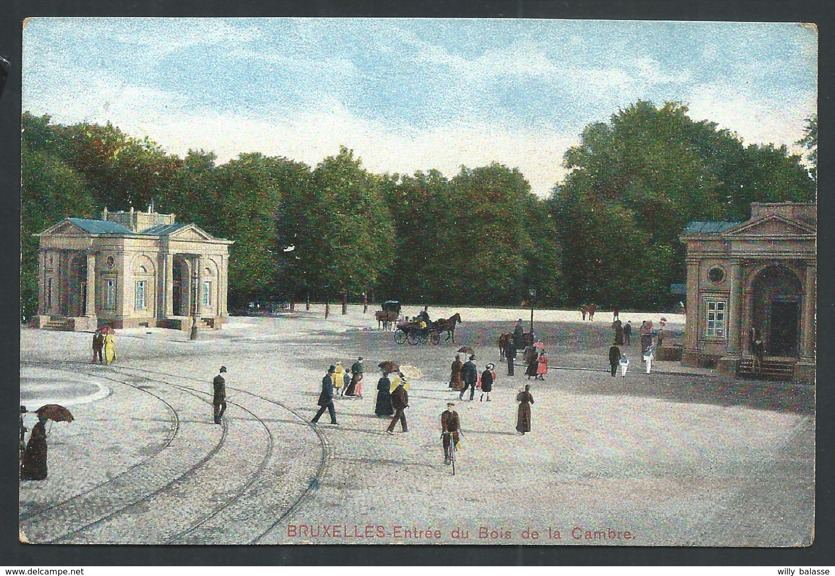 +++ CPA - BRUSSEL - BRUXELLES - Entrée Du Bois De La Cambre  // - Bossen, Parken, Tuinen