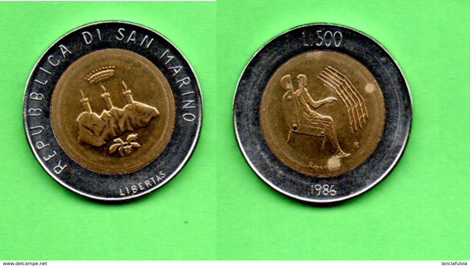 SAN MARINO LIRE 500 1986 - Saint-Marin