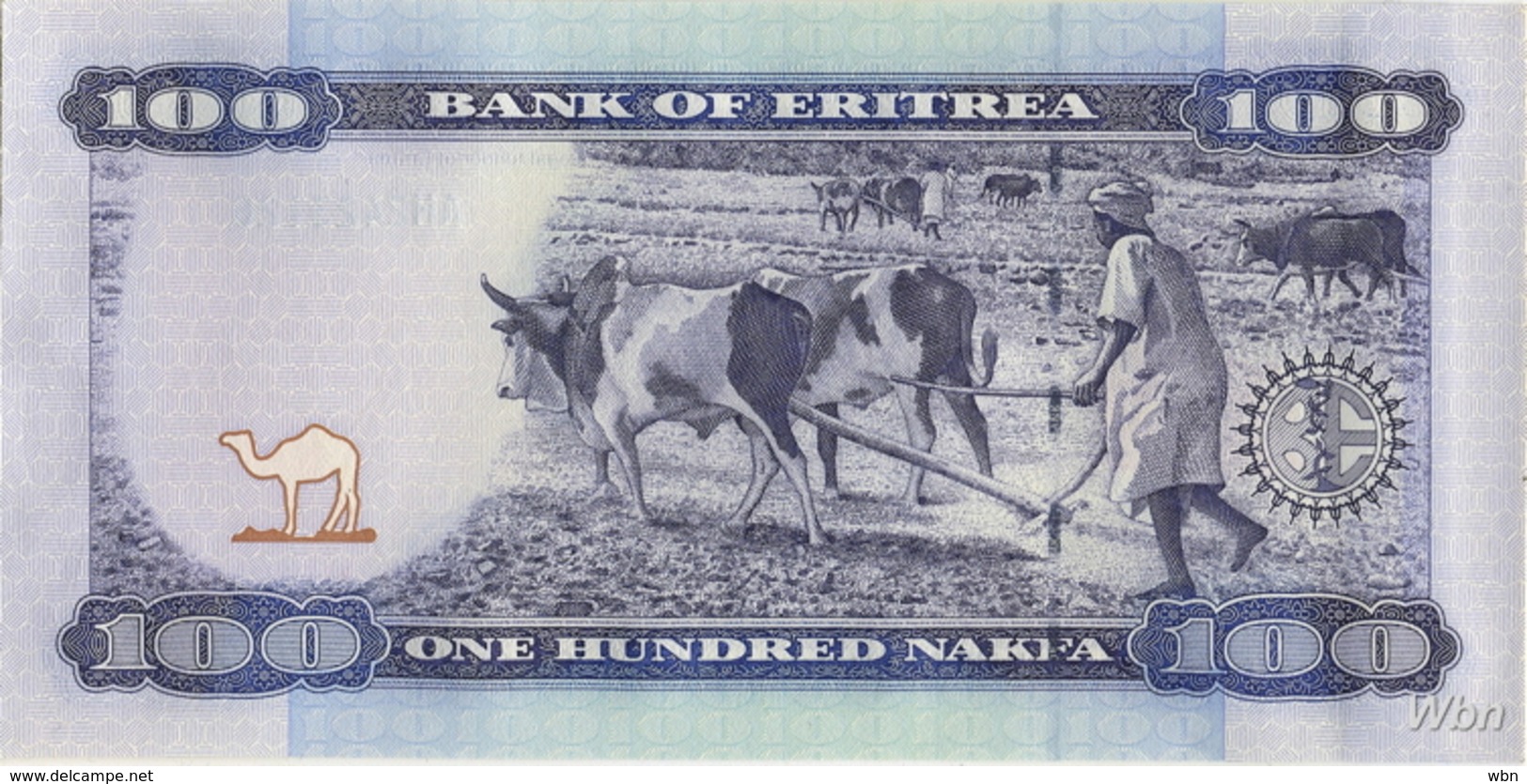 Erythrée 100 Nakfa (P8) 2004 (Pref: AH) -UNC- - Eritrea