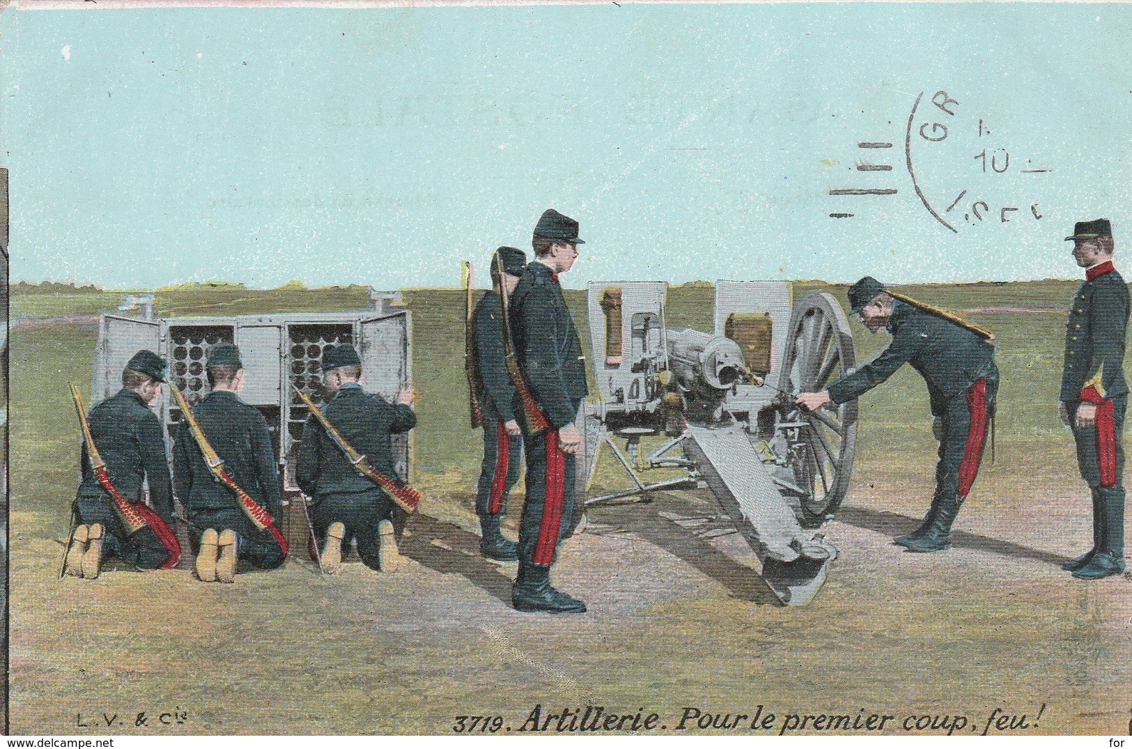 Militaria : Artillerie : Pour Le Premier Coup, Feu ! - Oorlog 1914-18