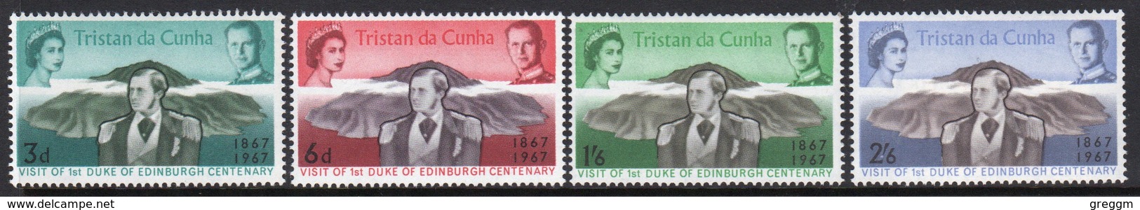 Tristan Da Cunha 1967 Set Of Stamps To Celebrate The Centenary Of The 1st Duke Of Edinburgh's Visit. - Tristan Da Cunha