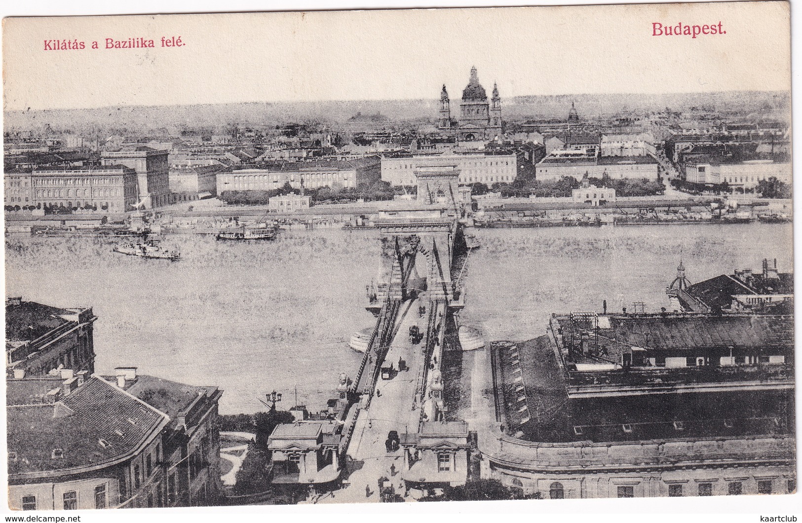 Kilátás A Bazilika Felé - Budapest  (1908) - Hongarije