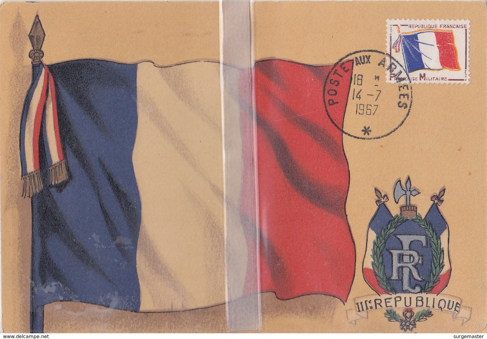 CPSM IIIe REPUBLIQUE 1870 ORIFLAMMES, BANNIERES, FANIONS ET DRAPEAUX DE FRANCE ( BARRE& DAYET) - Other & Unclassified