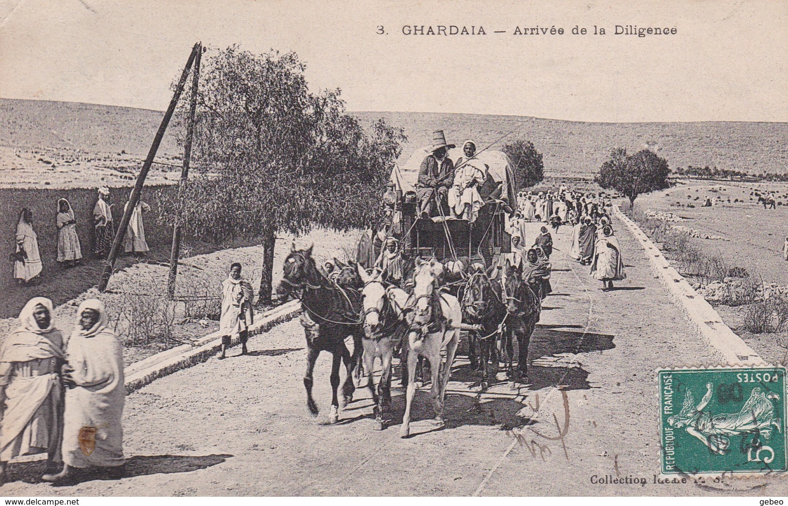 ALGERIE --   GHARDAIA -- Arrivée De La Diligence - Ghardaïa