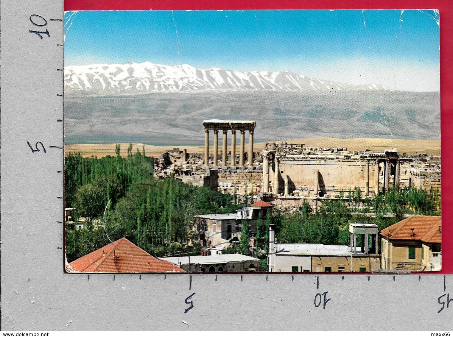 CARTOLINA VG LIBANO - BAALBECK - General View - 10 X 15 - ANN. 1974 - Libano