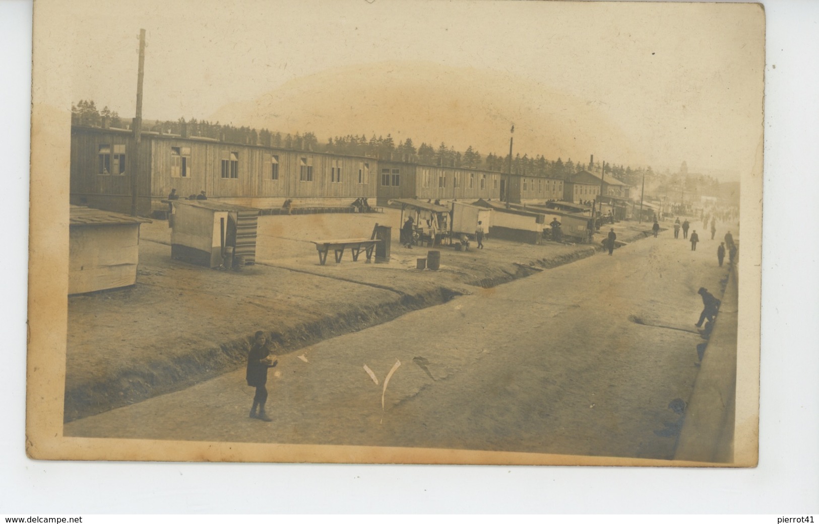 GUERRE 1914-18 - ALLEMAGNE - HOLZMINDEN - OSTEITE - Camp De Prisonniers Civils - Carte Photo - Holzminden