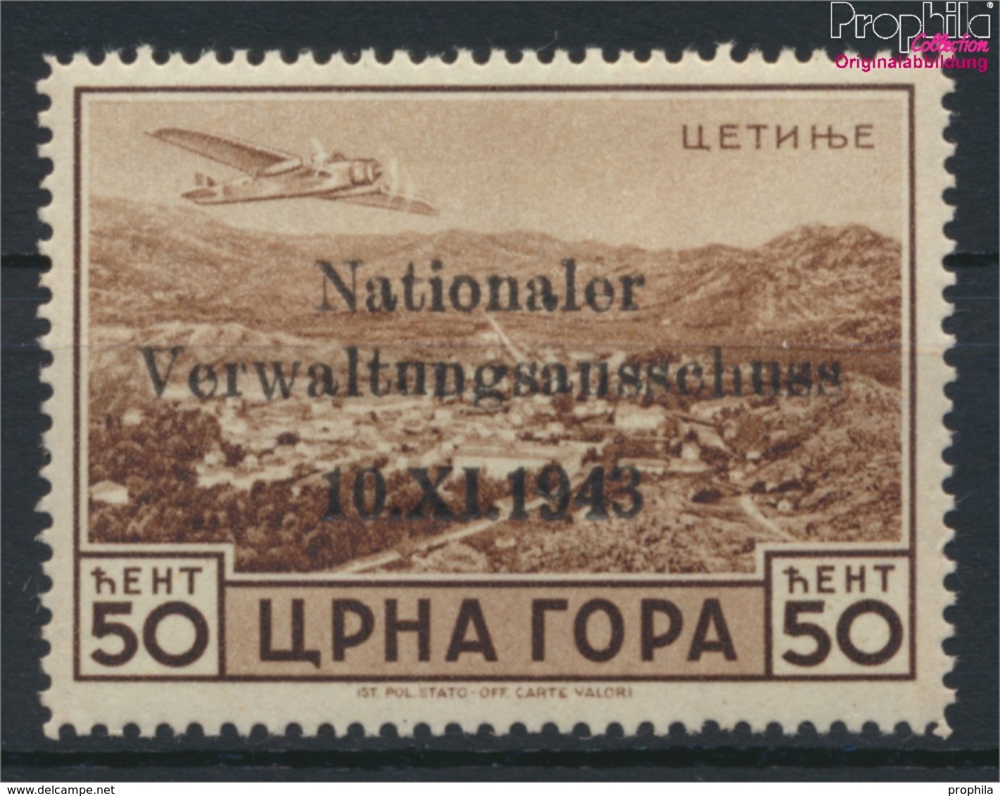 Montenegro (Dt.Bes.2.WK.) 15 Mit Falz 1943 Aufdruckausgabe (9265103 - Besetzungen 1938-45