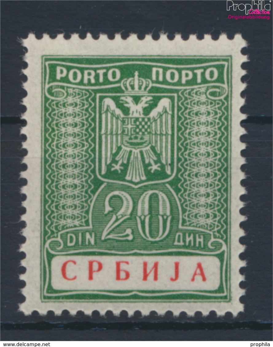 Serbien (Dt.Bes.2.WK.) P15 Mit Falz 1942 Portomarken (9260569 - Besetzungen 1938-45