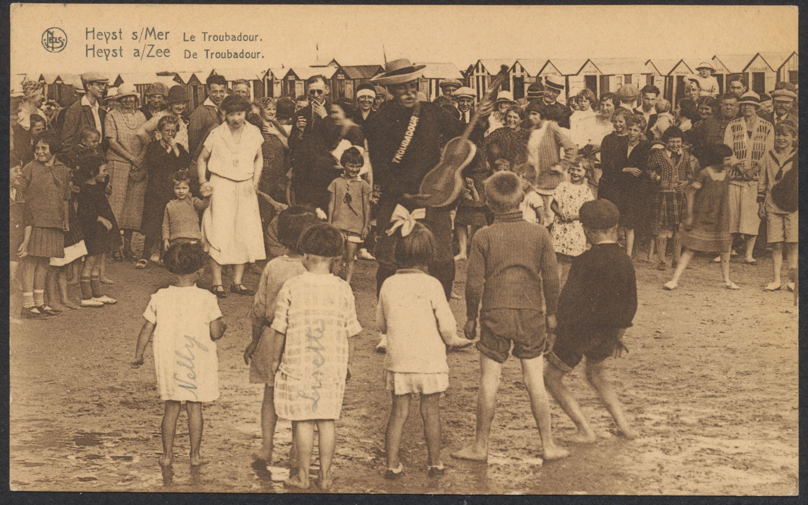 Carte Postale - Heyst-sur-mer Le Troubadour + Animations / Musique - Heist