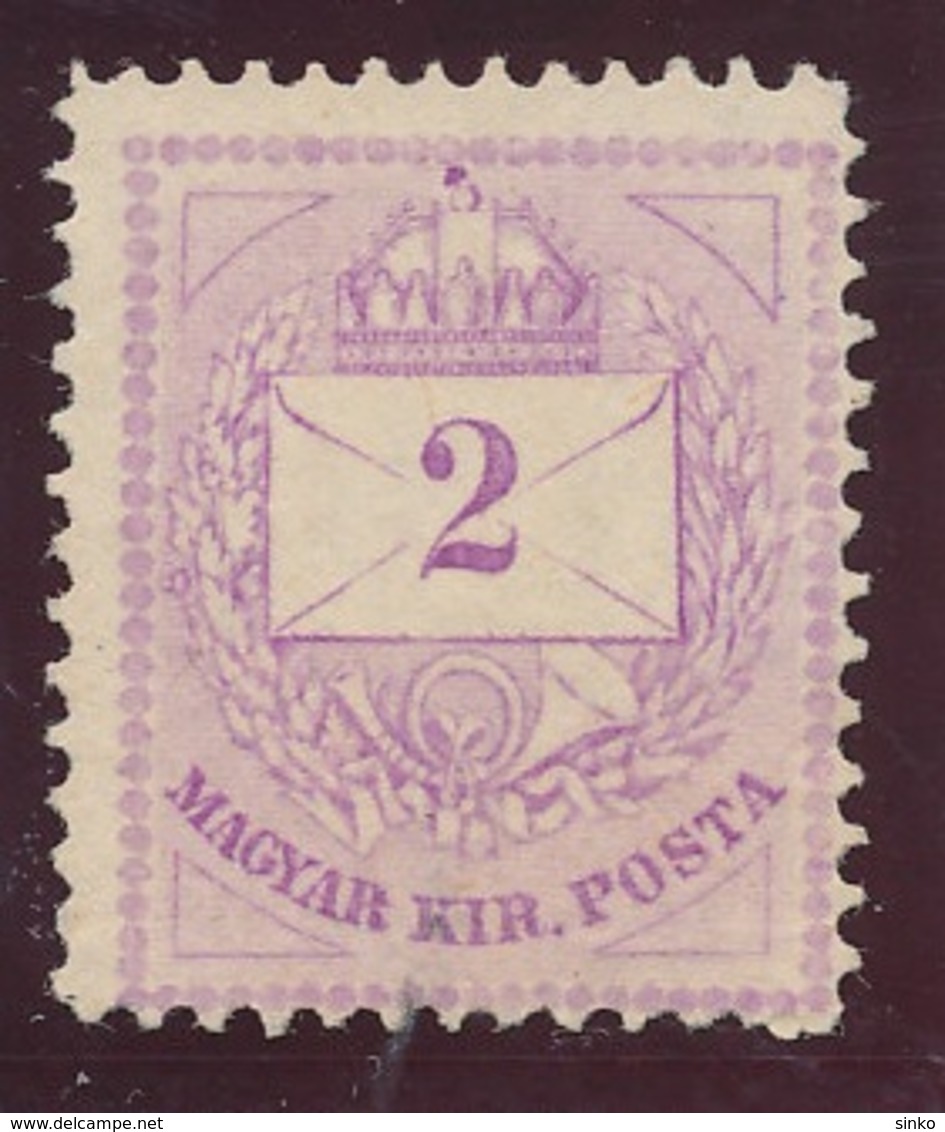 1874. Colour Numbered 2 Krajcar Stamp - Unused Stamps