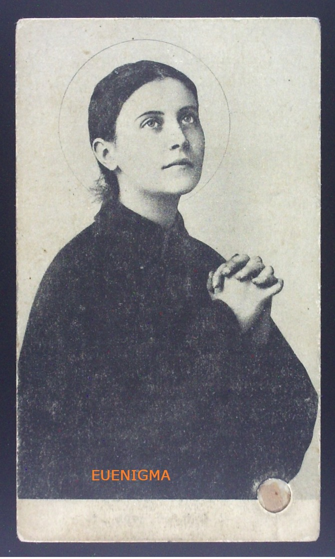 CON RELIQUIA PREGHIERA PER NOVENA ALLA BEATA GEMMA GALGANI " CONVENTO PASSIONISTE - LUCCA " - Santini