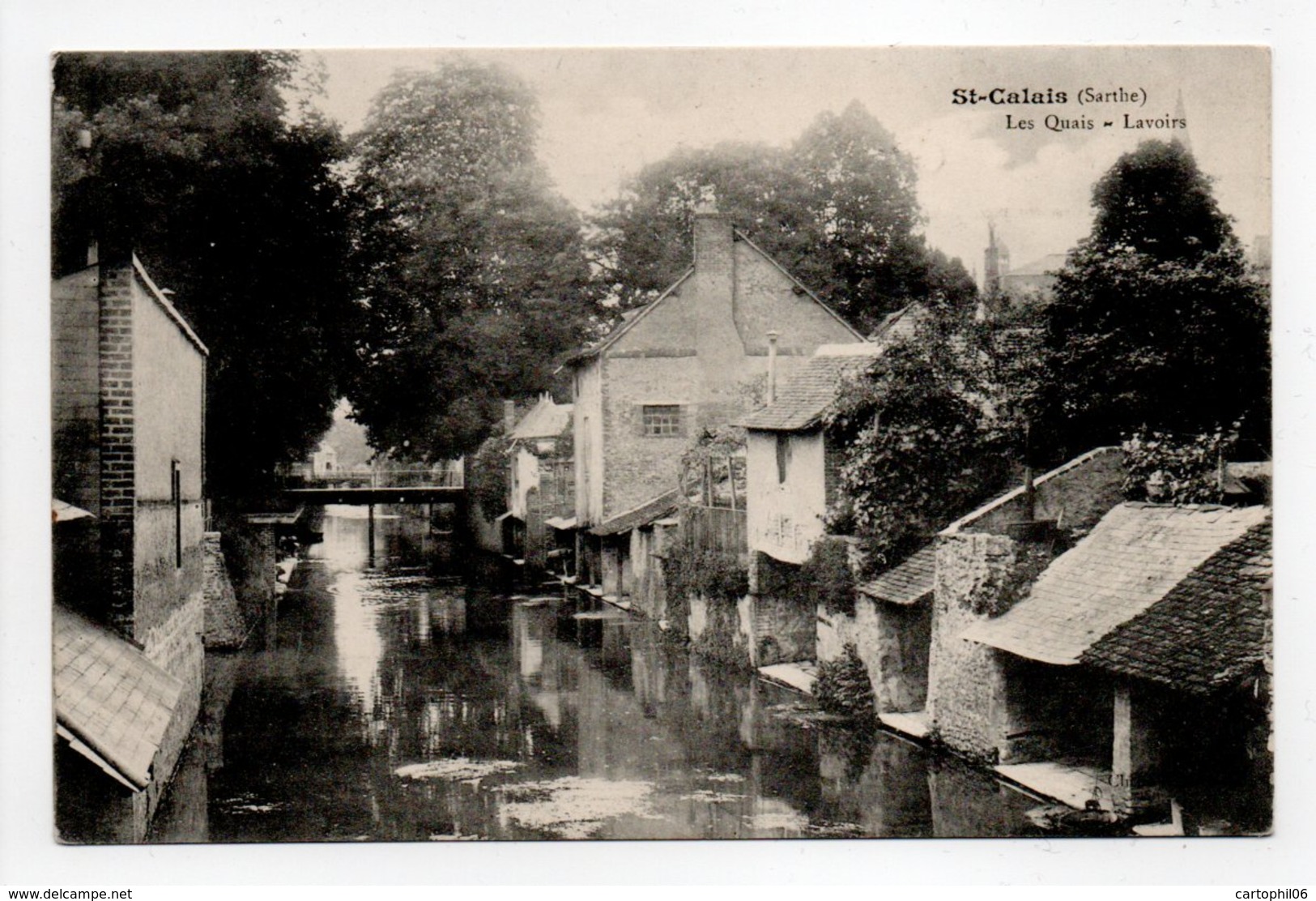 - CPA SAINT-CALAIS (72) - Les Quais - Lavoirs - - Saint Calais