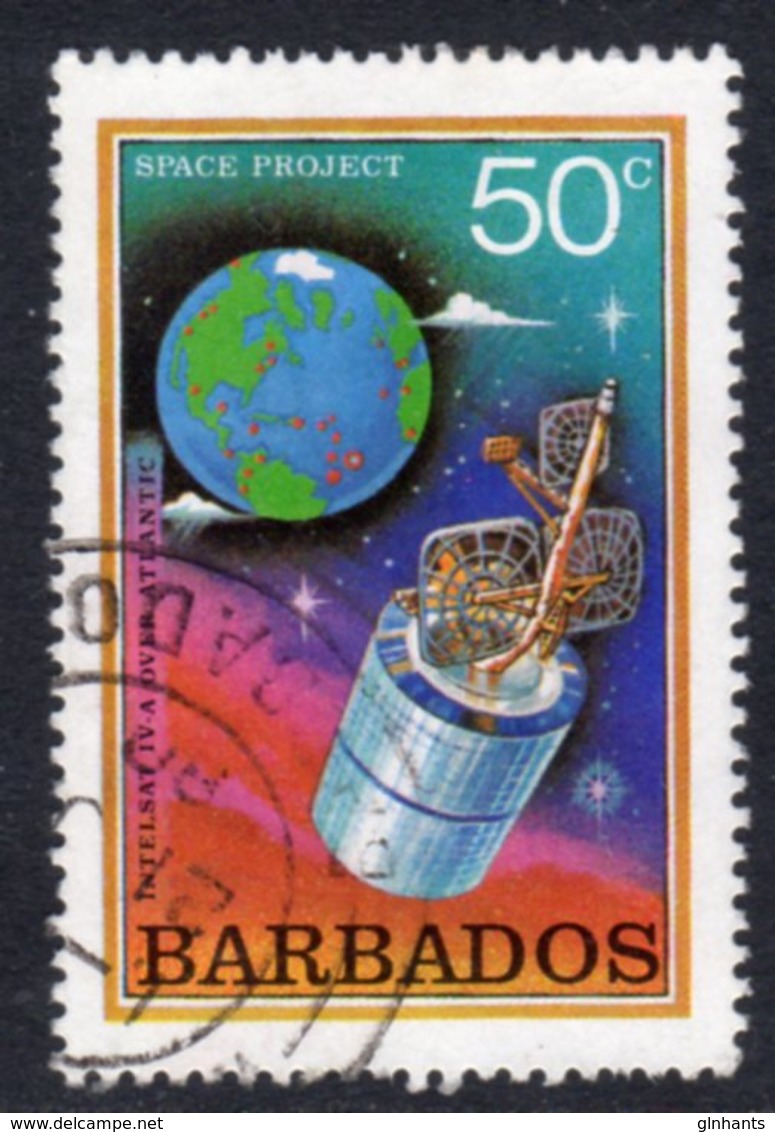 BARBADOS - 1979 50c SPACE PROJECT STAMP FINE USED REF B SG 644 - Barbados (1966-...)