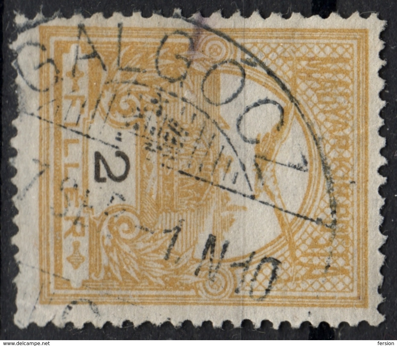 Galgóc Galgócz Hlohovec TURUL 1917 Czechoslovakia Slovakia Hungary KuK K.u.K 2 Fill. - ...-1918 Préphilatélie