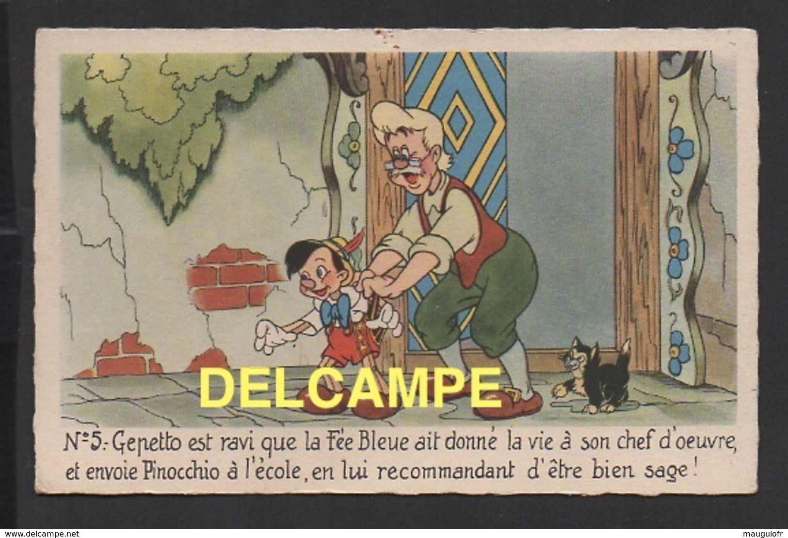 DD / DISNEY / PINOCCHIO / PINOCCHIO , GEPETTO ET FIGARO - Other & Unclassified